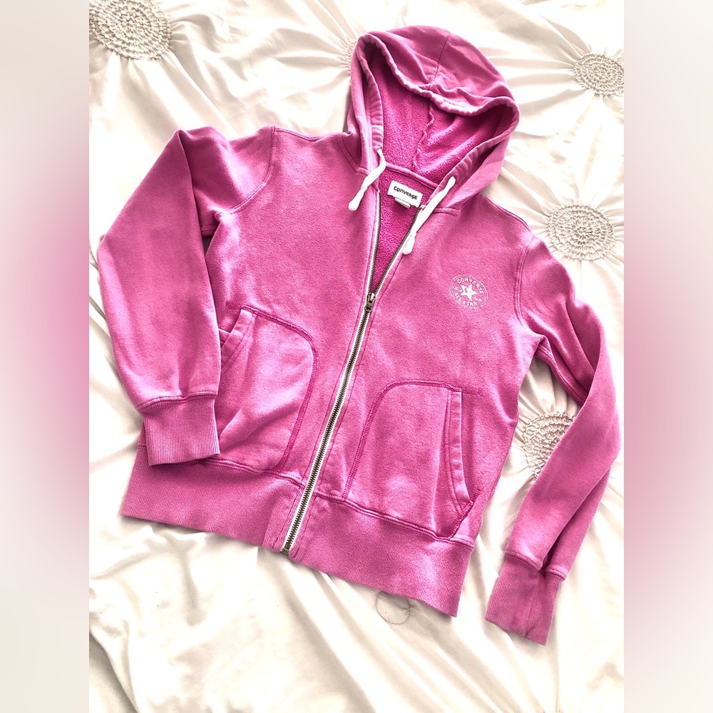 Converse Fuchsia Zip-Up Jacket